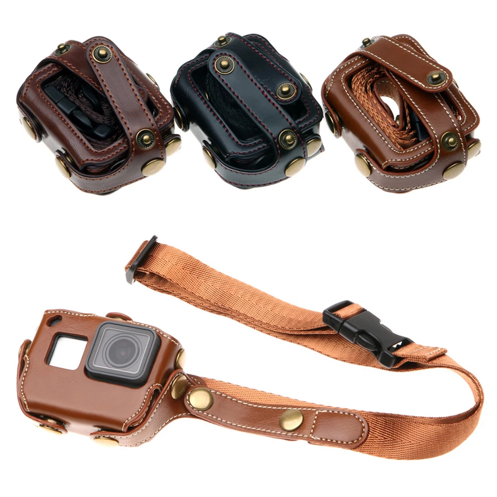 Go Pro Hero7 HERO6 HERO 5 Carry Protective case for Gopro Hero5 Black Edition PU Leather Bag Action Camera Accessories
Go Pro Hero7 HERO6 HERO 5 Carry Protective case for Gopro Hero5 Black Edition PU Leather Bag Action Camera Accessories