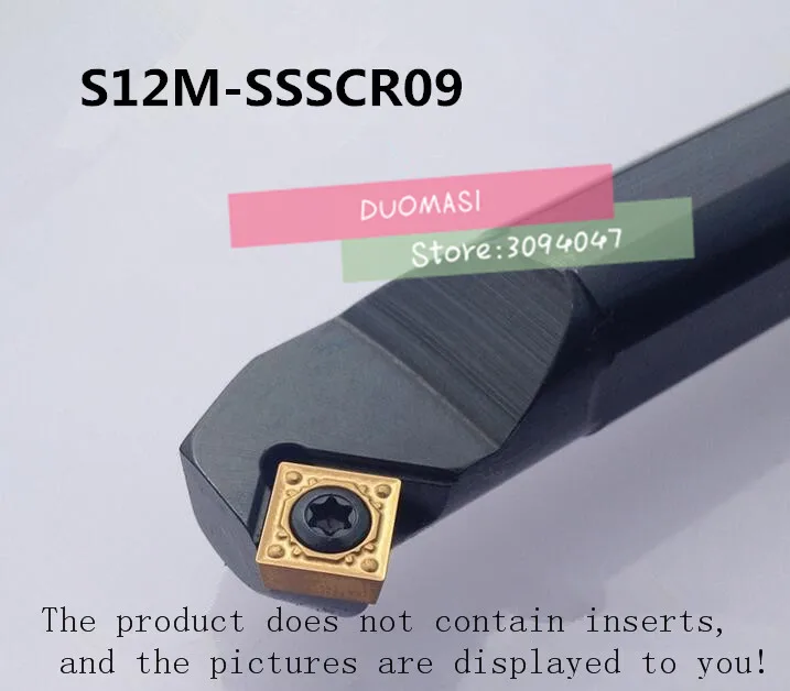 S12M-SSSCR09 Lathe Cutting Tools CNC Turning Lathe Machine Tools Internal Turning Tool Holder boring bar,SSSCR/L
S12M-SSSCR09 Lathe Cutting Tools CNC Turning Lathe Machine Tools Internal Turning Tool Holder boring bar,SSSCR/L