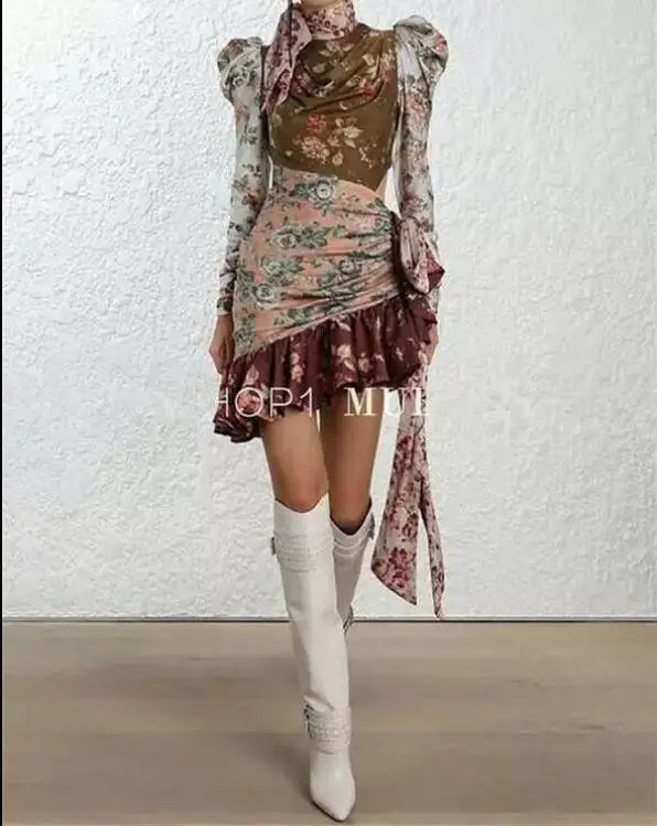 Top Quality Women Dress Ruff Sleeve Print Women Celebrity Elegant Pub Hollow Out Vintage Dresses Party Dress
Top Quality Women Dress Ruff Sleeve Print Women Celebrity Elegant Pub Hollow Out Vintage Dresses Party Dress