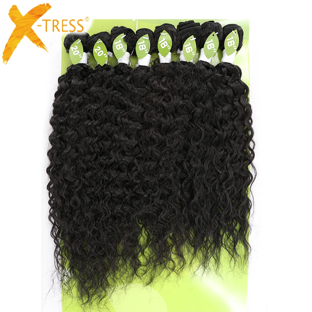 Kinky Curly Synthetic Hair Weave Bundles 16-20inch 8 Pieces Sew-in Weaves X-TRESS Ombre Brown Blend Human Hair Weft Extensions
Kinky Curly Synthetic Hair Weave Bundles 16-20inch 8 Pieces Sew-in Weaves X-TRESS Ombre Brown Blend Human Hair Weft Extensions