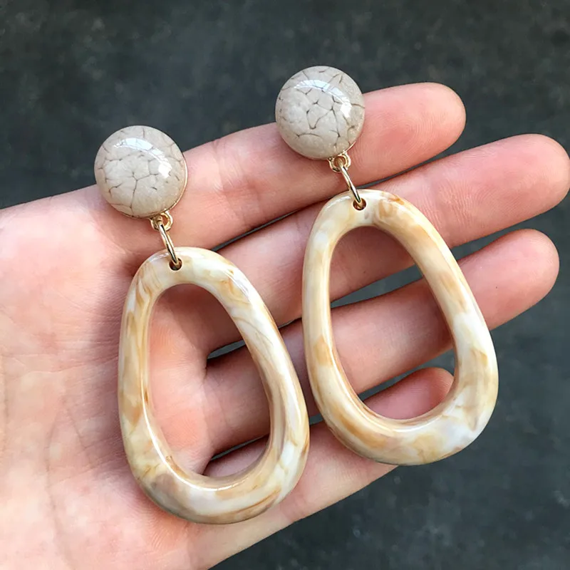 UJBOX 2018 New Japanese Korean Water Drop Resin Earrings Women Geometric Acrylic Dangle Earrings Jewelry Gift E697
UJBOX 2018 New Japanese Korean Water Drop Resin Earrings Women Geometric Acrylic Dangle Earrings Jewelry Gift E697