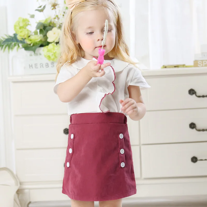 Girls 2Pcs Set Toddler Clothes Kids Baby Ruffle Blouse T-shirt Tops+Skirts Outfits Sunsuit Princess Children Summer Clothes Set
Girls 2Pcs Set Toddler Clothes Kids Baby Ruffle Blouse T-shirt Tops+Skirts Outfits Sunsuit Princess Children Summer Clothes Set