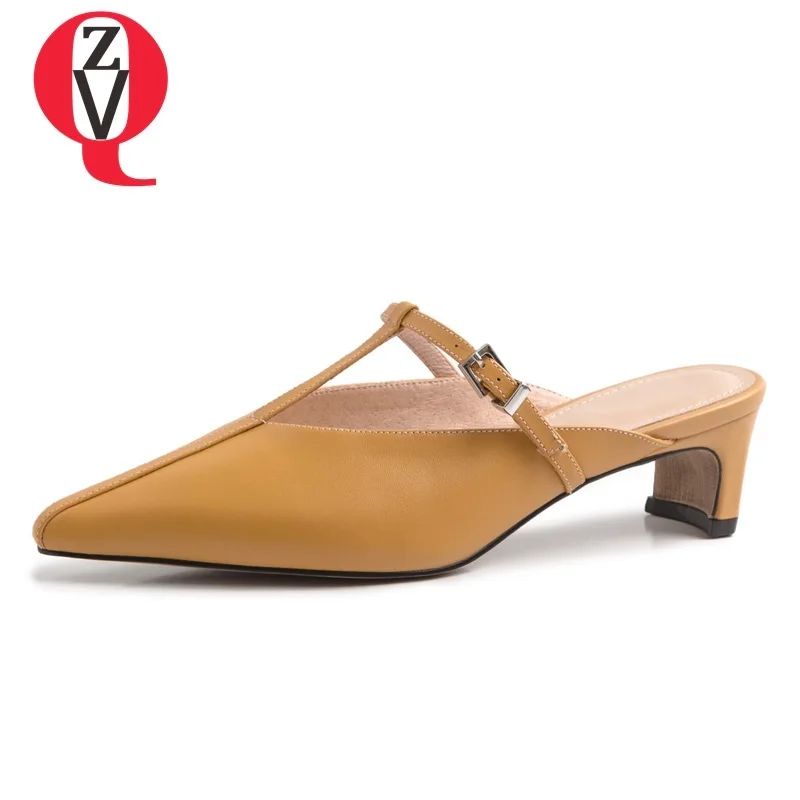 ZVQ shoes woman 2019 summer new fashion med strange style handmade genuine leather woman slippers outside shallow ladies shoes
ZVQ shoes woman 2019 summer new fashion med strange style handmade genuine leather woman slippers outside shallow ladies shoes