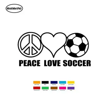 HotMeiNi Wholesale 10 pcs/lot 18* 6cm Peace Love Soccer Car Sticker For Window Bumper Auto SUV Door Laptop Kayak Vinyl Decal
HotMeiNi Wholesale 10 pcs/lot 18* 6cm Peace Love Soccer Car Sticker For Window Bumper Auto SUV Door Laptop Kayak Vinyl Decal