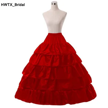 Fashion White Black 6 Hoops Petticoat Crinoline Ball Gown Wedding Dress Underskirt Hot Sale Red enaguas para el vestido de boda
Fashion White Black 6 Hoops Petticoat Crinoline Ball Gown Wedding Dress Underskirt Hot Sale Red enaguas para el vestido de boda