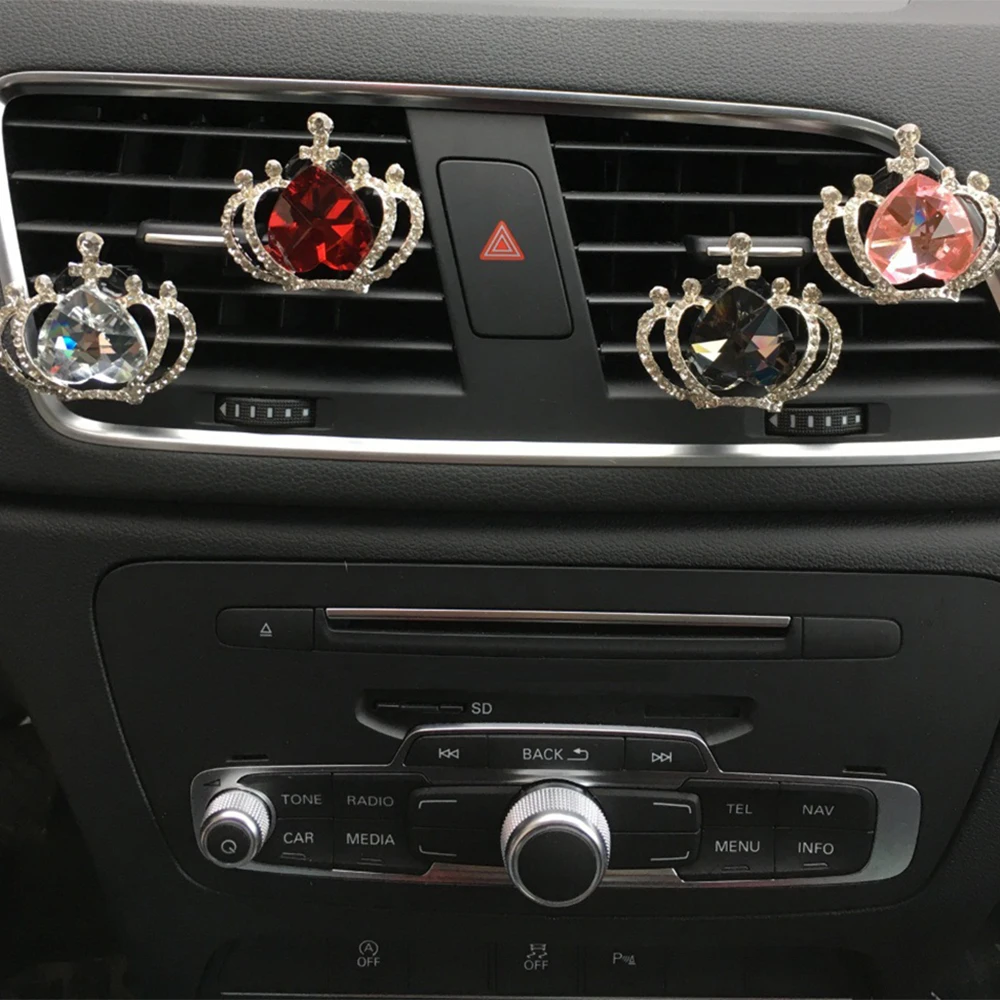 Car Perfume Clip Crown Diamond Fragrance Air Vent Freshener Auto Interior Outlet Decoration Accessory Trim Diffuser Adornment
Car Perfume Clip Crown Diamond Fragrance Air Vent Freshener Auto Interior Outlet Decoration Accessory Trim Diffuser Adornment