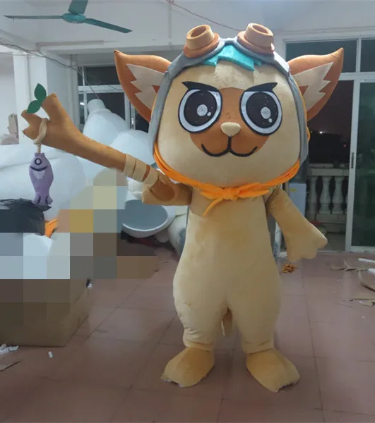 Latest high quality export high quality yellow star cat mascot costumes Holiday special clothing
Latest high quality export high quality yellow star cat mascot costumes Holiday special clothing
