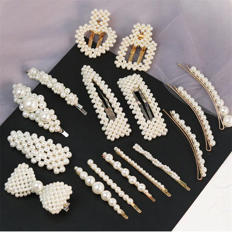 2pcs Pearl Hair Clip Barrettes 2019 Fashion Korea Imitiation for Women Girls Handmade Pearl Flowers Hairpins Hair Accessories
2pcs Pearl Hair Clip Barrettes 2019 Fashion Korea Imitiation for Women Girls Handmade Pearl Flowers Hairpins Hair Accessories