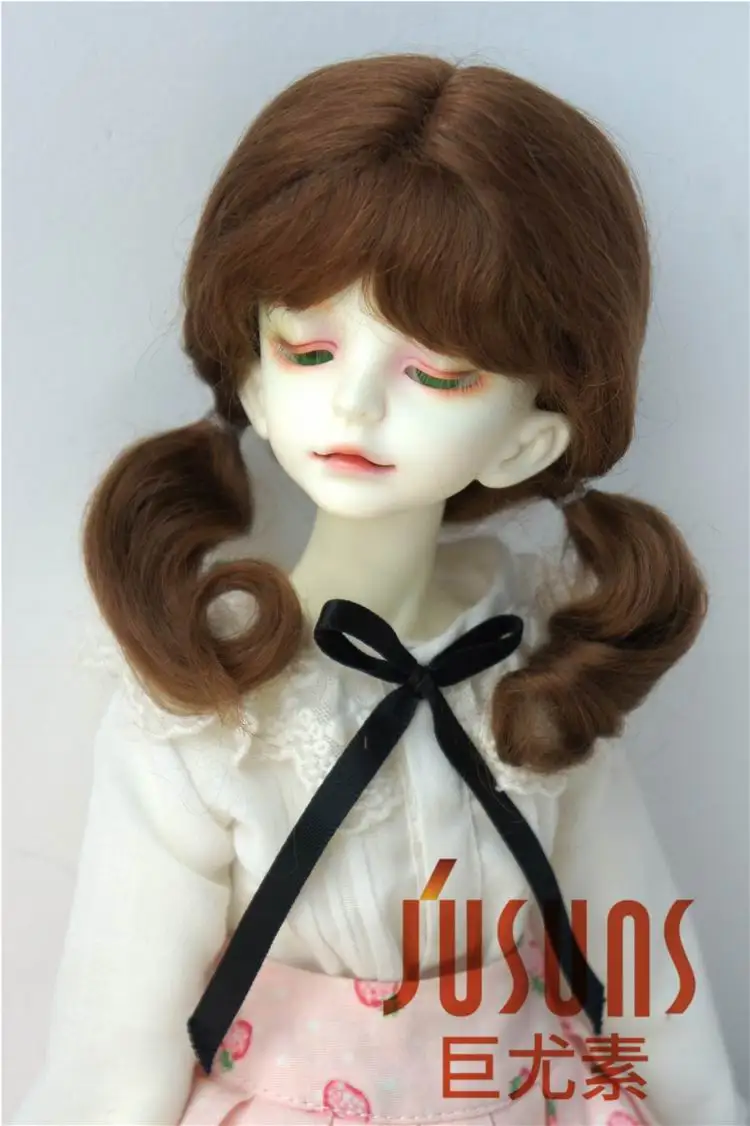 8-9inch Classic Twist 100/%Mohair Doll Wigs 1//3 BJD Hair BJD Wigs 5-6 1//8 6-7 1//6
