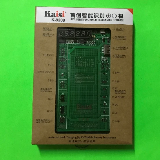 2018 Newest Kaisi K-9208 Battery Activation K9208 Charging Board+Micro USB Cable for iPhone 8 X 8G 7 7p 6S 6 6p Plus 5 5s 4S
2018 Newest Kaisi K-9208 Battery Activation K9208 Charging Board+Micro USB Cable for iPhone 8 X 8G 7 7p 6S 6 6p Plus 5 5s 4S