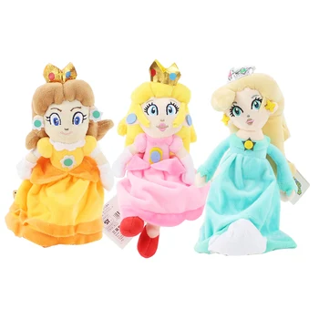 3Pcs/lot 20cm Super Mario Bros Plush Princess Peach Daisy Rosalina Soft Dolls Christmas Gifts Girls Plush Toys Free Shipping
3Pcs/lot 20cm Super Mario Bros Plush Princess Peach Daisy Rosalina Soft Dolls Christmas Gifts Girls Plush Toys Free Shipping