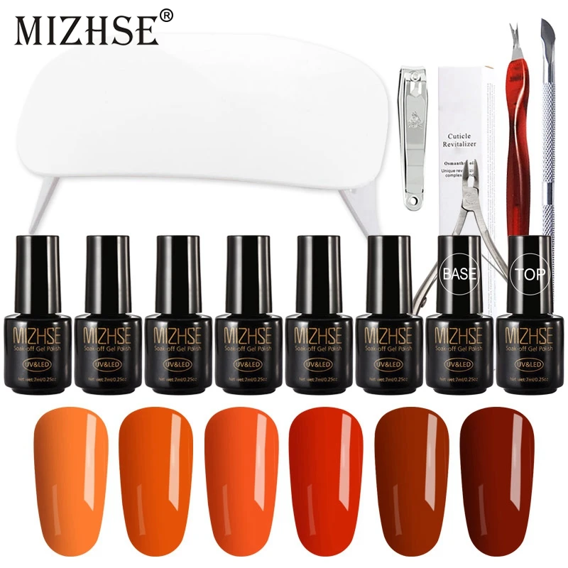 MIZHSE 14Pcs/Lot Beginner Nail Art Tools Manicure Kits Pedicure Set 6W Led Lamp Nail Dryer With Gel Nail Polish Set Painting Gel
MIZHSE 14Pcs/Lot Beginner Nail Art Tools Manicure Kits Pedicure Set 6W Led Lamp Nail Dryer With Gel Nail Polish Set Painting Gel