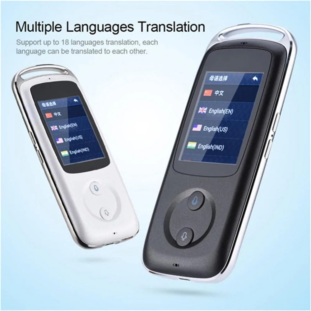 2.4 Inch Touch Screen Wireless Wifi Smart Translator Multiple Languages Translation Portable Handheld Translator
2.4 Inch Touch Screen Wireless Wifi Smart Translator Multiple Languages Translation Portable Handheld Translator