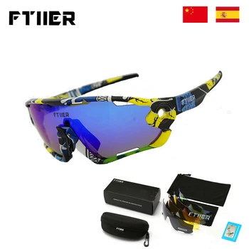 Ftiier 5Lens Cycling Glasses Polarized Sports MTB Mountain Road Bike Bicycle Sunglasses Sports Riding Eyewear
Ftiier 5Lens Cycling Glasses Polarized Sports MTB Mountain Road Bike Bicycle Sunglasses Sports Riding Eyewear