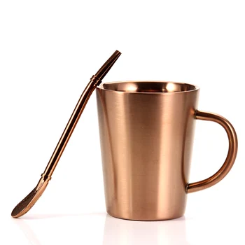 304 Stainless Steel Coffee Beer Tea Mugs and Straws - 12 Oz Double Walled Insulated - Healthy Choice - Shatterproof coffeeware
304 Stainless Steel Coffee Beer Tea Mugs and Straws - 12 Oz Double Walled Insulated - Healthy Choice - Shatterproof coffeeware