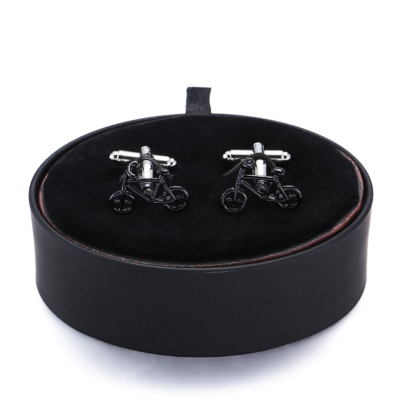 DY High quality black bike Cufflinks box set the fashion men's French shirt Cufflinks black leather box set free shipping
DY High quality black bike Cufflinks box set the fashion men's French shirt Cufflinks black leather box set free shipping