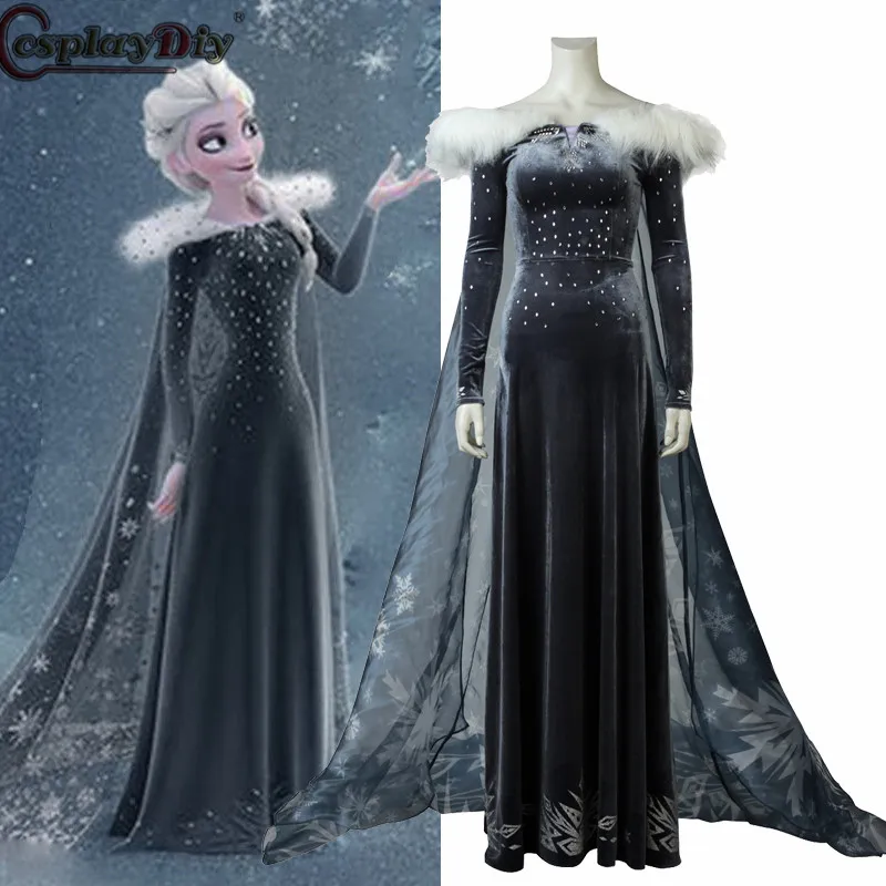 Cosplaydiy Snow Queen Elsa Ice Princess Elsa Anna Cosplay Costume Halloween Olaf's Adventure Disfraz Women Long dress
Cosplaydiy Snow Queen Elsa Ice Princess Elsa Anna Cosplay Costume Halloween Olaf's Adventure Disfraz Women Long dress