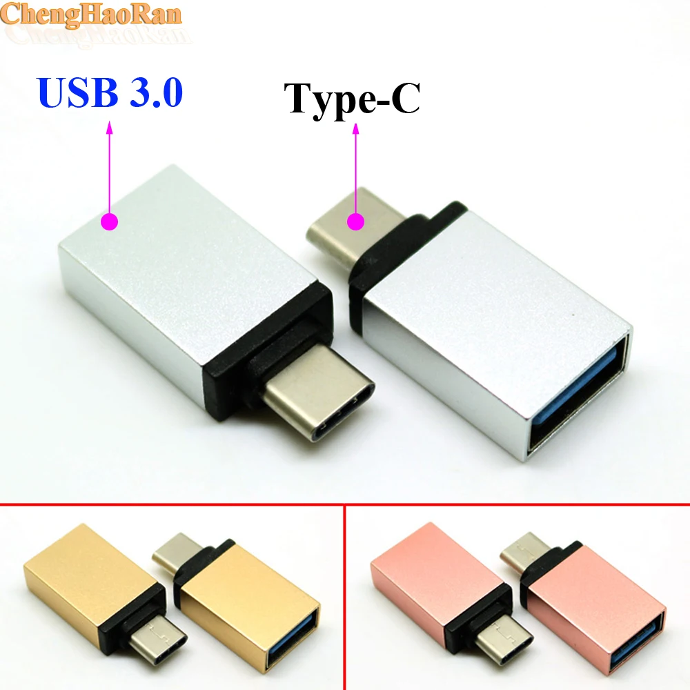 ChengHaoRan Type C Adapter USB 3.1 Male to USB 3.0 Female USB OTG Charging Data Type-C Converter for Macbook for Xiaomi Phone
ChengHaoRan Type C Adapter USB 3.1 Male to USB 3.0 Female USB OTG Charging Data Type-C Converter for Macbook for Xiaomi Phone