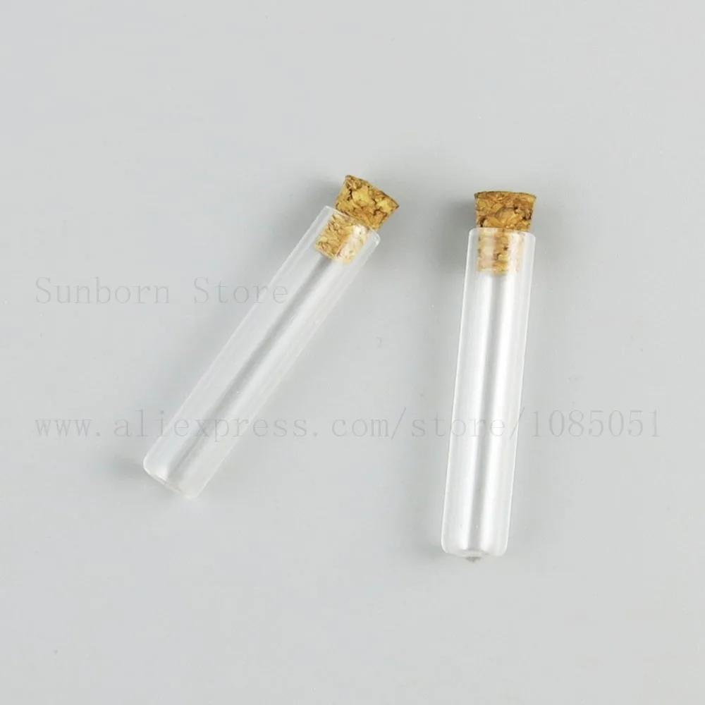 200pcs 1ml Mini Clear Glass Test Tube with Cork Vial Sample Container Bottle for Scientific Experiment Decoration DIY Storage
200pcs 1ml Mini Clear Glass Test Tube with Cork Vial Sample Container Bottle for Scientific Experiment Decoration DIY Storage