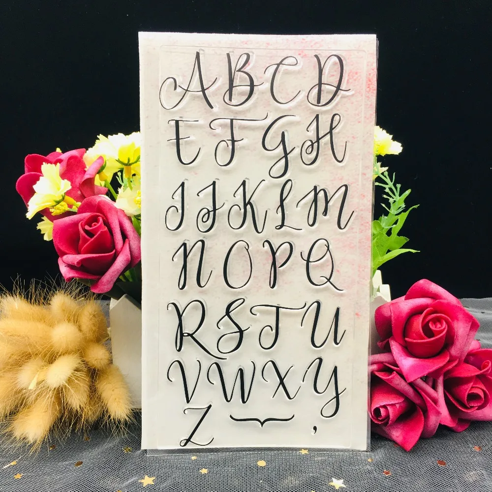 Ordinary 26 Letter Transparent Clear Silicone Stamp DIY Scrapbook Sticker Album Envelope Decoration Language Rubber Stamps A320
Ordinary 26 Letter Transparent Clear Silicone Stamp DIY Scrapbook Sticker Album Envelope Decoration Language Rubber Stamps A320