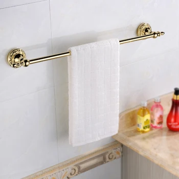 European Gold Towel Racks Wall Mounted Towel Bar Hanging Bathroom Accessories Solid Brass Bathroom Product towel Bar
European Gold Towel Racks Wall Mounted Towel Bar Hanging Bathroom Accessories Solid Brass Bathroom Product towel Bar