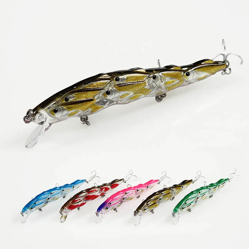 1pcs/pack 15g 12cm multi-profile big minnow fishes group bionic bait multi-fish body plastic fishing lures hard fishing tackle
1pcs/pack 15g 12cm multi-profile big minnow fishes group bionic bait multi-fish body plastic fishing lures hard fishing tackle
