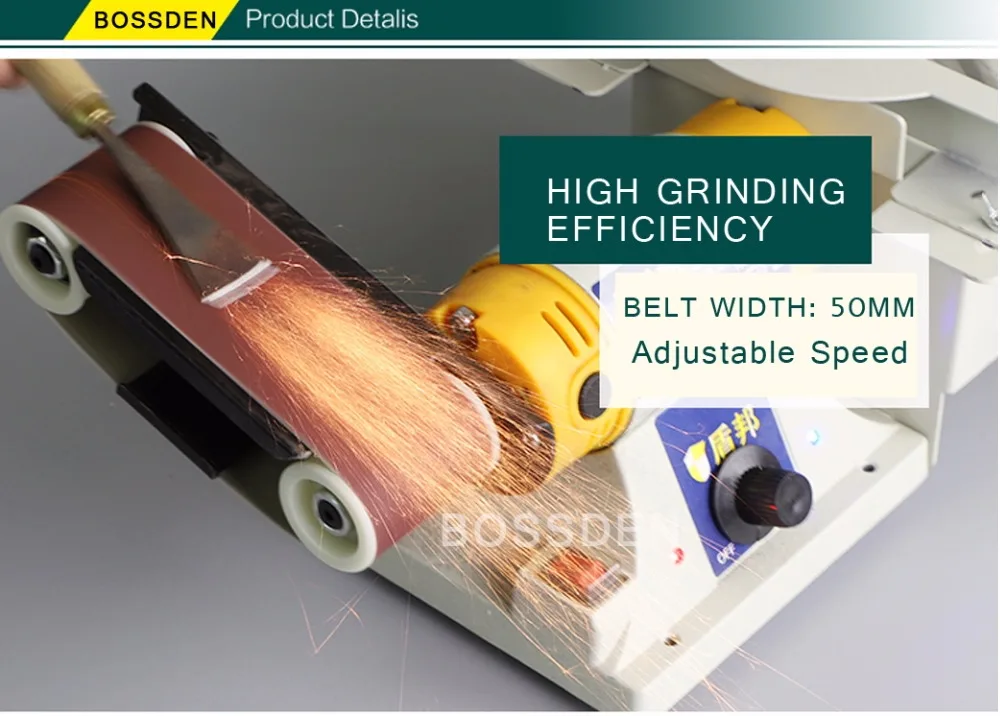 BOSSDEN Sanding Paper Abrasive Paper Belt Machine Stone Wood Metal Grinding Polishing Machine Sandpaper Grinder
BOSSDEN Sanding Paper Abrasive Paper Belt Machine Stone Wood Metal Grinding Polishing Machine Sandpaper Grinder