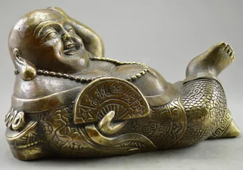 Metal Crafts Collectible Decorated Old Handwork bronze Carved Sleep Buddha Statue free SHIPPING
Metal Crafts Collectible Decorated Old Handwork bronze Carved Sleep Buddha Statue free SHIPPING