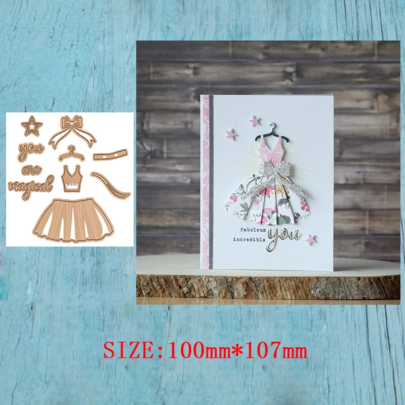 LLove CCraft Lovely Dress set Metal Cutting Dies for DIY Scrapbooking Album Paper Cards Decorative Crafts Embossing Die Cuts
LLove CCraft Lovely Dress set Metal Cutting Dies for DIY Scrapbooking Album Paper Cards Decorative Crafts Embossing Die Cuts