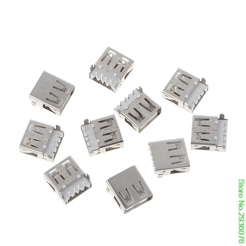 New 10 Pcs USB 2.0 4 Pin Type A Female Socket Connector G54 2 Feet 90 Degree Drop Shipping
New 10 Pcs USB 2.0 4 Pin Type A Female Socket Connector G54 2 Feet 90 Degree Drop Shipping