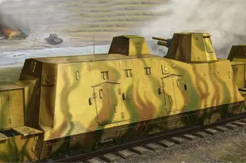 Trumpeter 01509 1/35 BP-2 Railway Panzer Fire Support Train Vehicle Car Model TH06937-SMT2
Trumpeter 01509 1/35 BP-2 Railway Panzer Fire Support Train Vehicle Car Model TH06937-SMT2