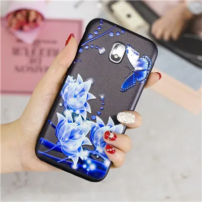 Silicon Phone Case For Samsung Galaxy A6 A8 A7 A750 J4 J6 J8 2018 J5 Black Butterfly Cases For Samsung S8 S9 Note9Soft TPU Cover (16)