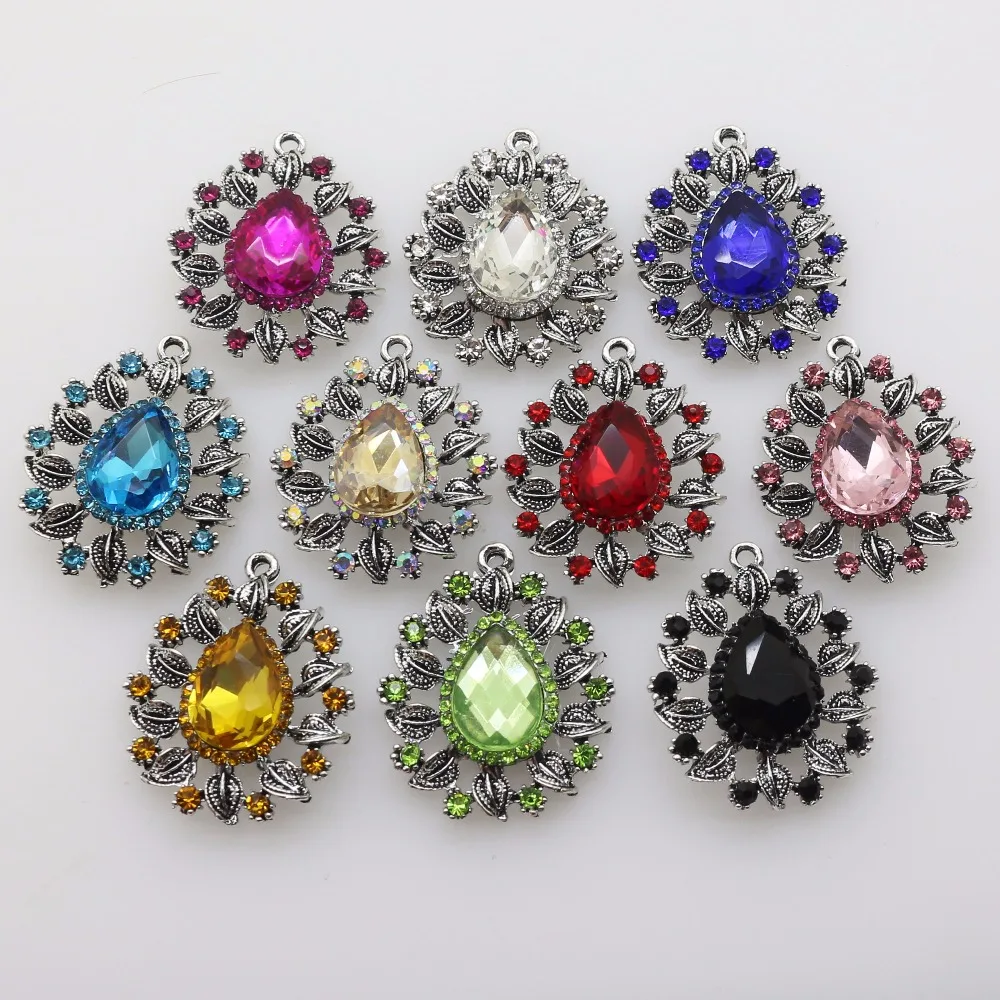 New 10pc 25*31MM oval Retro clear Glass crystal brooch Button rhinestone Wedding Pendant clothing Decorative beauty accessories
New 10pc 25*31MM oval Retro clear Glass crystal brooch Button rhinestone Wedding Pendant clothing Decorative beauty accessories