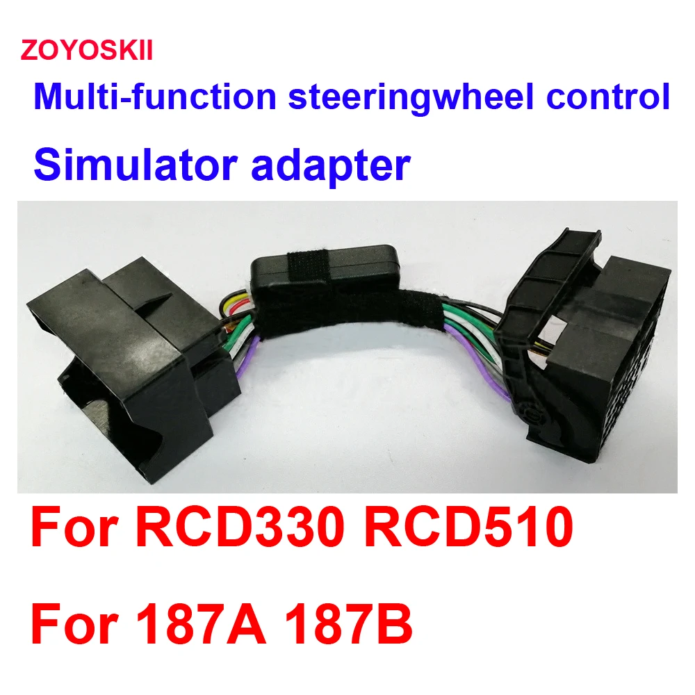 RCD330 RCD510 Multifunction Steering Wheel Button Control Simulator Adapter For VW Golf 5 6 Jetta MK5 Touran Caddy Passat
RCD330 RCD510 Multifunction Steering Wheel Button Control Simulator Adapter For VW Golf 5 6 Jetta MK5 Touran Caddy Passat