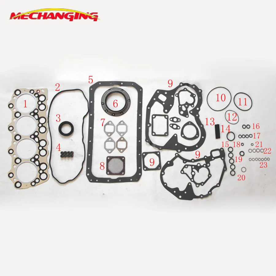 4D31 For MITSUBISHI CANTER ROSA BUS 3.3 Metal Engine Rebuilding Kits Engine seal Gasket Full set Engine Gasket ME999279 50200600
4D31 For MITSUBISHI CANTER ROSA BUS 3.3 Metal Engine Rebuilding Kits Engine seal Gasket Full set Engine Gasket ME999279 50200600