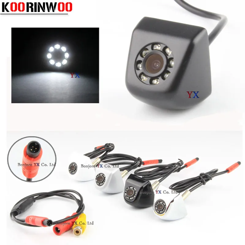 Koorinwoo CCD HD Video Car Rear view Camera Front Camera 8 led Light Night vision Parking System Black/white Reverse for safe
Koorinwoo CCD HD Video Car Rear view Camera Front Camera 8 led Light Night vision Parking System Black/white Reverse for safe