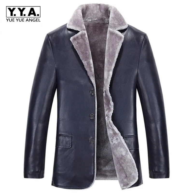 2019 Winter New Fashion Mens Leather Jackets Man Fur Lining Sheepskin Genuine Leather Jacket Warm Jaqueta Couro Masculino Size
2019 Winter New Fashion Mens Leather Jackets Man Fur Lining Sheepskin Genuine Leather Jacket Warm Jaqueta Couro Masculino Size
