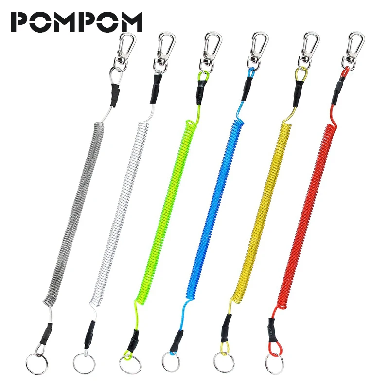 Fashion Elastic Coil Stretch Tether Key chain Ring For Fishing Lobster Clasp Hook Lockable Key Cord key koord Sleutel For Men
Fashion Elastic Coil Stretch Tether Key chain Ring For Fishing Lobster Clasp Hook Lockable Key Cord key koord Sleutel For Men
