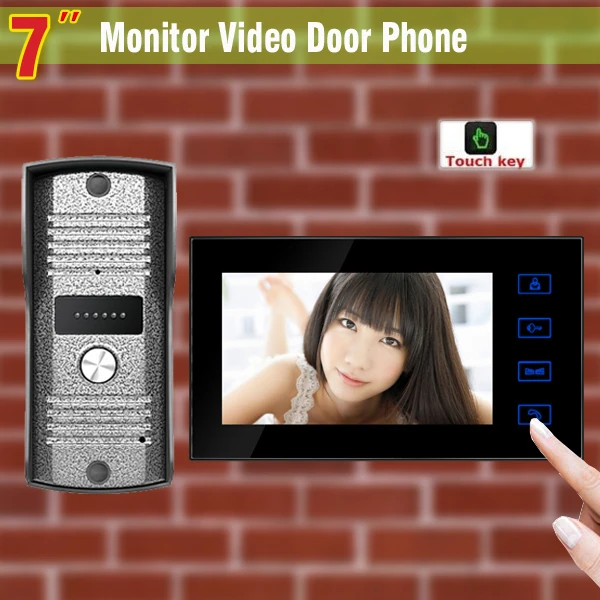 7 Inch Wired Video Door Phone Intercom System visual intercom doorbell Night Vision Camera Video Doorbell Interphone kit
7 Inch Wired Video Door Phone Intercom System visual intercom doorbell Night Vision Camera Video Doorbell Interphone kit