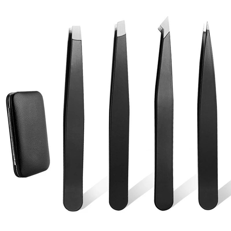 4Pcs/Set Eyebrow Tweezers Set Professional Stainless Steel Precision Tweezers Kit For Ingrown Hair Removal Eyebrow Plucking
4Pcs/Set Eyebrow Tweezers Set Professional Stainless Steel Precision Tweezers Kit For Ingrown Hair Removal Eyebrow Plucking