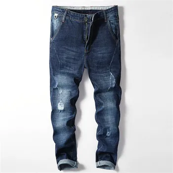 Brand New Japan Style Winter Men's Casual Ripped Hole Mid-Waist Blue Jeans Denim Pencil Pants Trousers High Street Biker
Brand New Japan Style Winter Men's Casual Ripped Hole Mid-Waist Blue Jeans Denim Pencil Pants Trousers High Street Biker