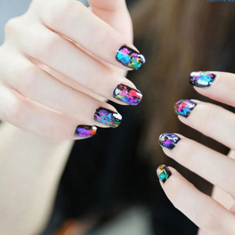 Holographic Nail Art Transfer Foil Sticker For Nail Tip Decoration DIY 10 Color F10.23
Holographic Nail Art Transfer Foil Sticker For Nail Tip Decoration DIY 10 Color F10.23