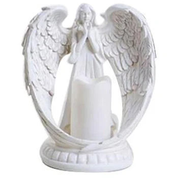 Creative Resin Angel Figurines Electronic Candlestick Crafts Home Decor Angel Miniature Candle Holder Ornaments Wedding Gifts
Creative Resin Angel Figurines Electronic Candlestick Crafts Home Decor Angel Miniature Candle Holder Ornaments Wedding Gifts