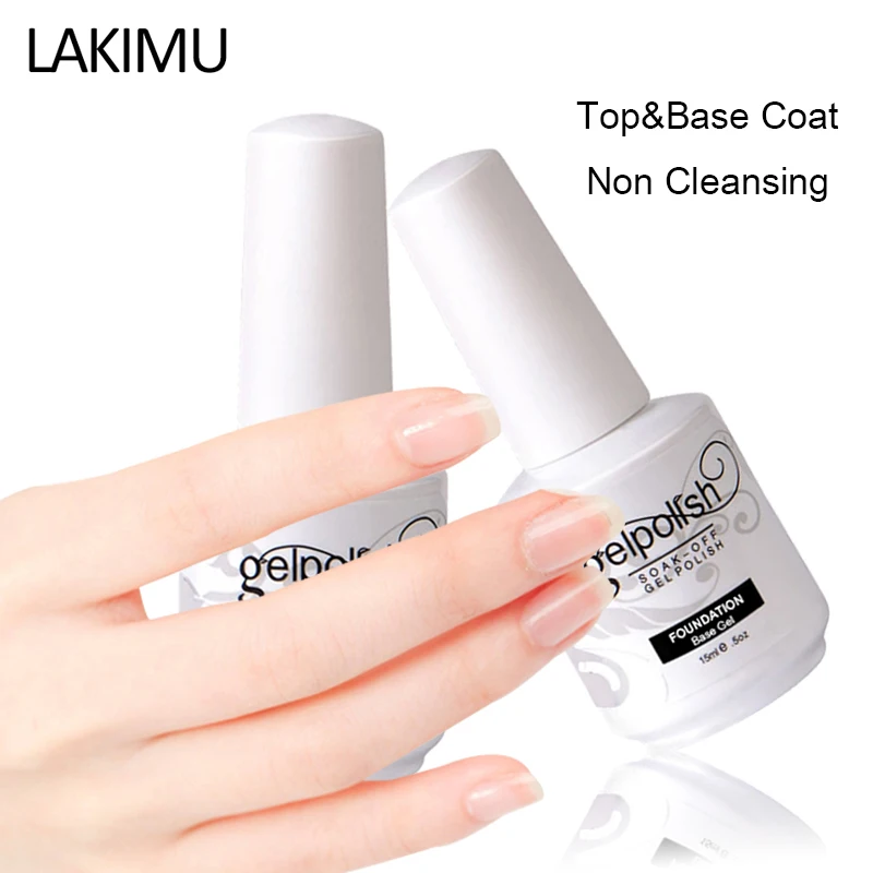 LAKIMU 2019 15ML Primer No Sticky + NO Cleaning Long Lasting Gel Varnishes for Nails UV Gel Nail Polish Base and Top Coat
LAKIMU 2019 15ML Primer No Sticky + NO Cleaning Long Lasting Gel Varnishes for Nails UV Gel Nail Polish Base and Top Coat