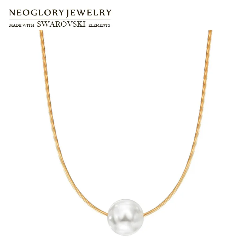 Neoglory Simulated Pearl Long Pendant Charm Necklace Round Ball Stylish Cute Girl Gift For Rose Color Classic Holiday
Neoglory Simulated Pearl Long Pendant Charm Necklace Round Ball Stylish Cute Girl Gift For Rose Color Classic Holiday