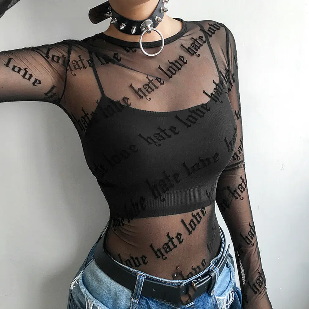 New Women Lasdies Fashion Casual Chic Summer T Shirt Tees Top Long Sleeve Slim Mesh T Shirt Party Clubwear
New Women Lasdies Fashion Casual Chic Summer T Shirt Tees Top Long Sleeve Slim Mesh T Shirt Party Clubwear