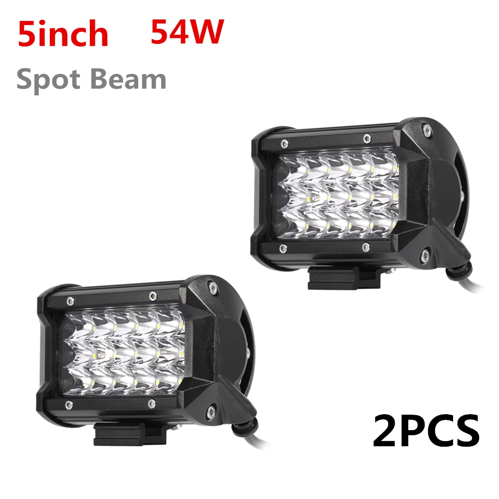 2pcs 5 inch 54W spot beam offroad 12v 24v DC 4x4 ATV UTV auto waterproof truck boat car offroad led work light for SUV
2pcs 5 inch 54W spot beam offroad 12v 24v DC 4x4 ATV UTV auto waterproof truck boat car offroad led work light for SUV