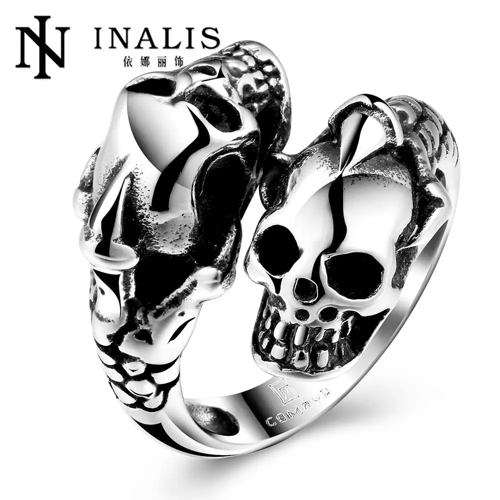 Punk Men Ring Black Titanium Male Ring High Quality Jewelry 316L Titanium Steel Skull Rings For Men
Punk Men Ring Black Titanium Male Ring High Quality Jewelry 316L Titanium Steel Skull Rings For Men