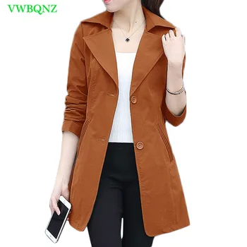 Long Coat Female 2018 Spring Autumn Fashion korean Wild Windbreaker coats Women's Casual Khaki Cardigan Trench Coats Tide A826
Long Coat Female 2018 Spring Autumn Fashion korean Wild Windbreaker coats Women's Casual Khaki Cardigan Trench Coats Tide A826