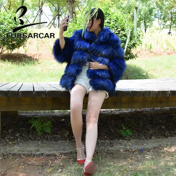 FURSARCAR Women Natural Real Fur Coat Top Quality 60 CM Length Winter Fox Fur Jacket With Fur Collar Female Silver Fox Fur Coat
FURSARCAR Women Natural Real Fur Coat Top Quality 60 CM Length Winter Fox Fur Jacket With Fur Collar Female Silver Fox Fur Coat